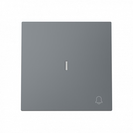 Niessen 2CLA890439A1801 Tecla simb. timbre con visor+marco 1V GR